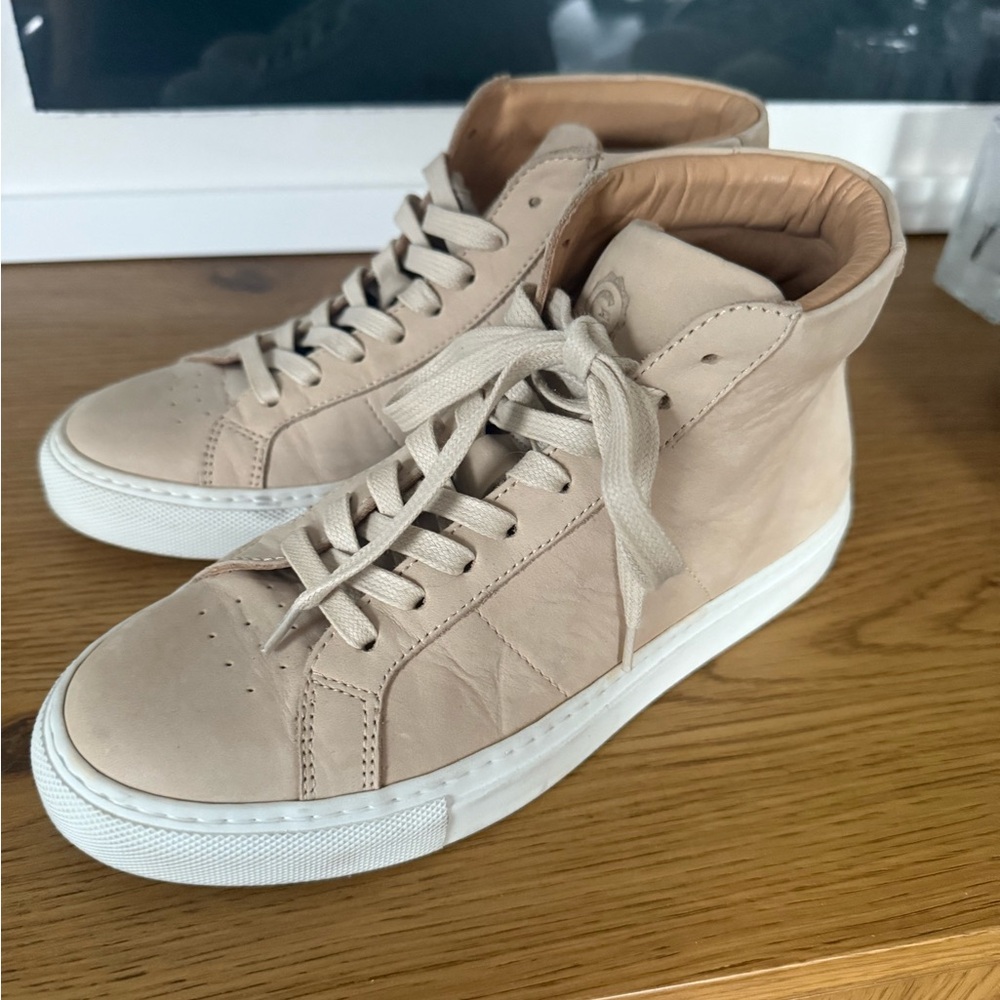 Greats Women's Tan High-Top Sneakers